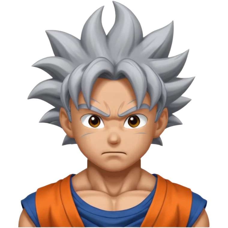Goku Grey hair emoji