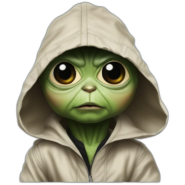 michael jackson in thriller as baby yoda emoji