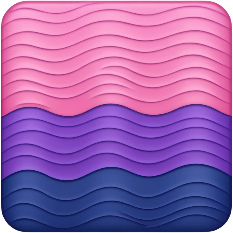 a wavy pink and navy rectangle with a purple stripe in the middle  emoji