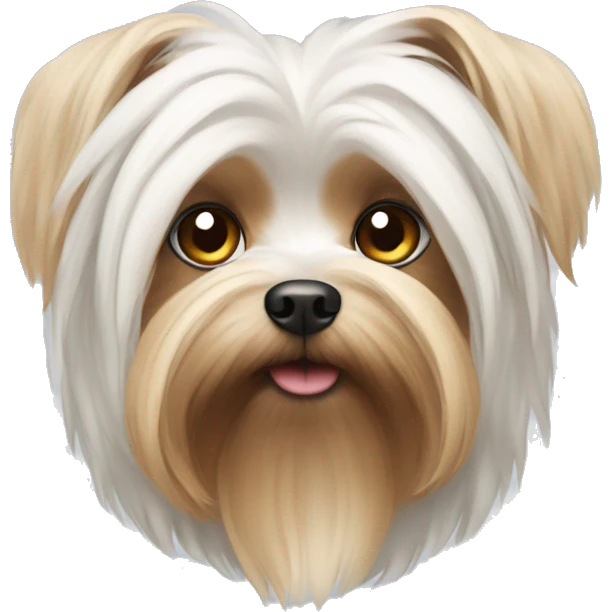 Yorkshire mixed with Maltese  emoji