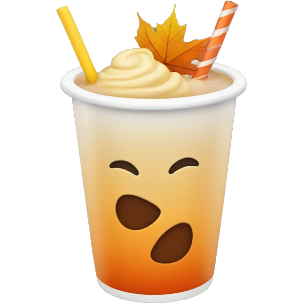 autumn drink emoji
