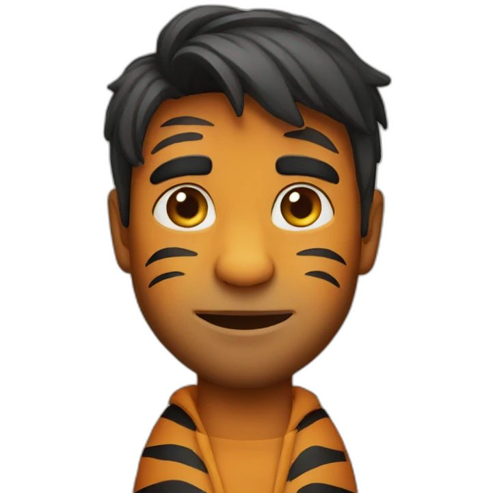 Tiger man emoji