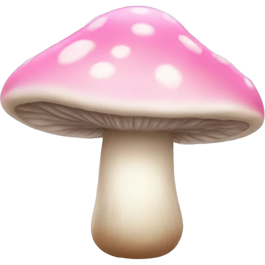 Light pink mushroom emoji