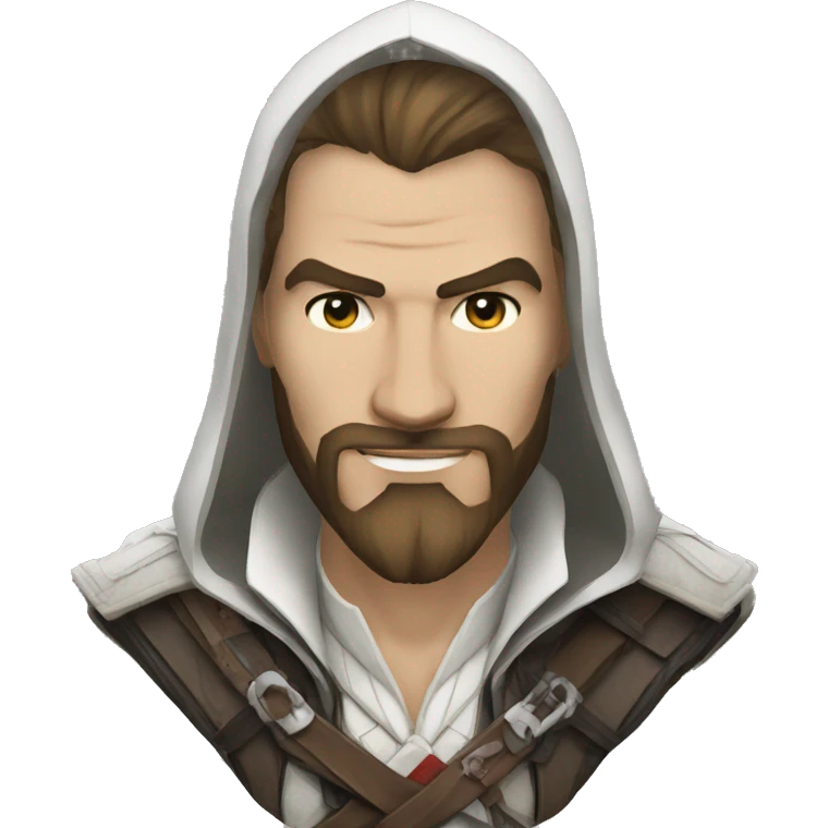 assassin creed no mustache only beard emoji