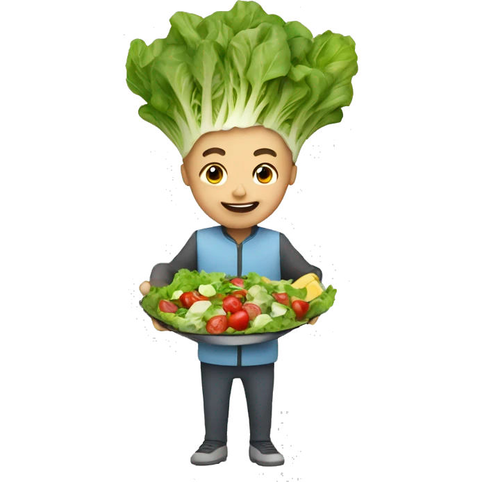 trained salad emoji