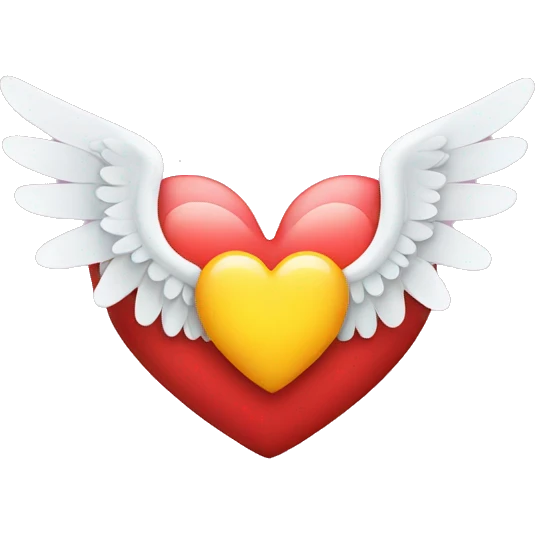 heart with angel wings emoji