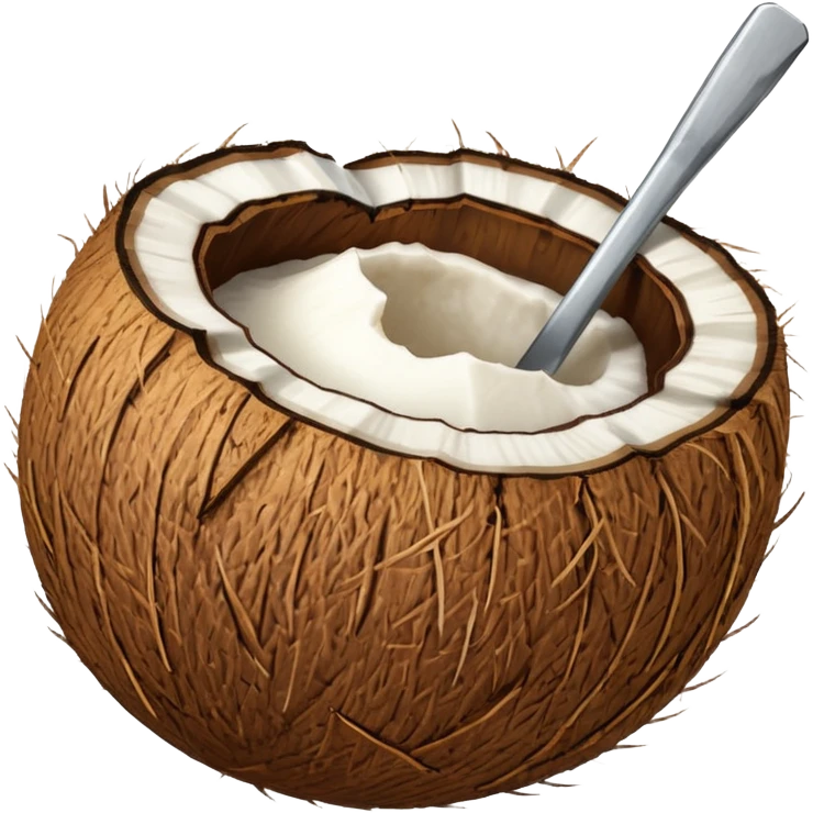 coconut with shall emoji