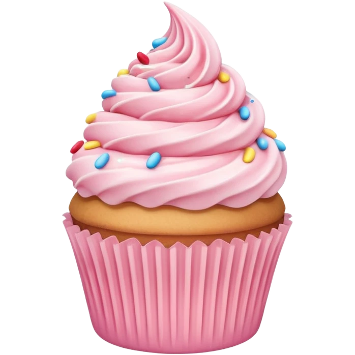 Pastel Pink Cupcake emoji