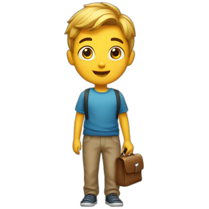 Smart boy  emoji