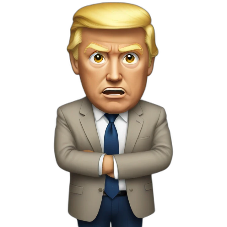 triggered trump emoji