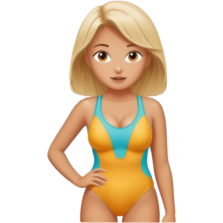 baked girl with bog boobs emoji