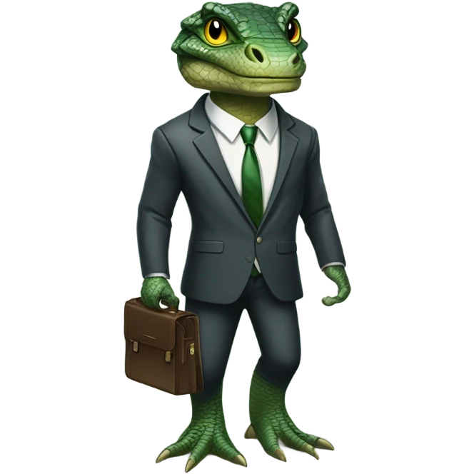capitalist reptilian emoji