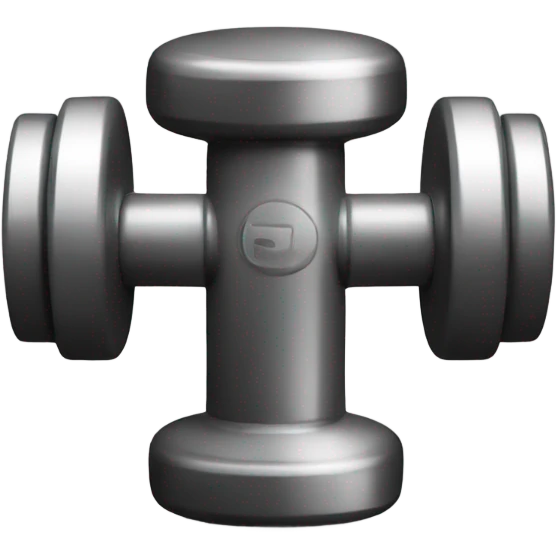 A dumbell emoji