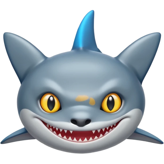 shark with a cat face emoji
