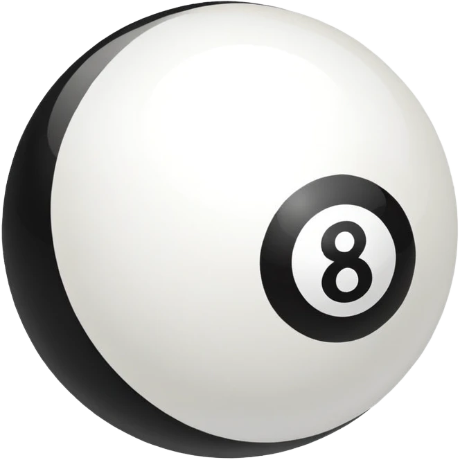 8 ball pool ball emoji