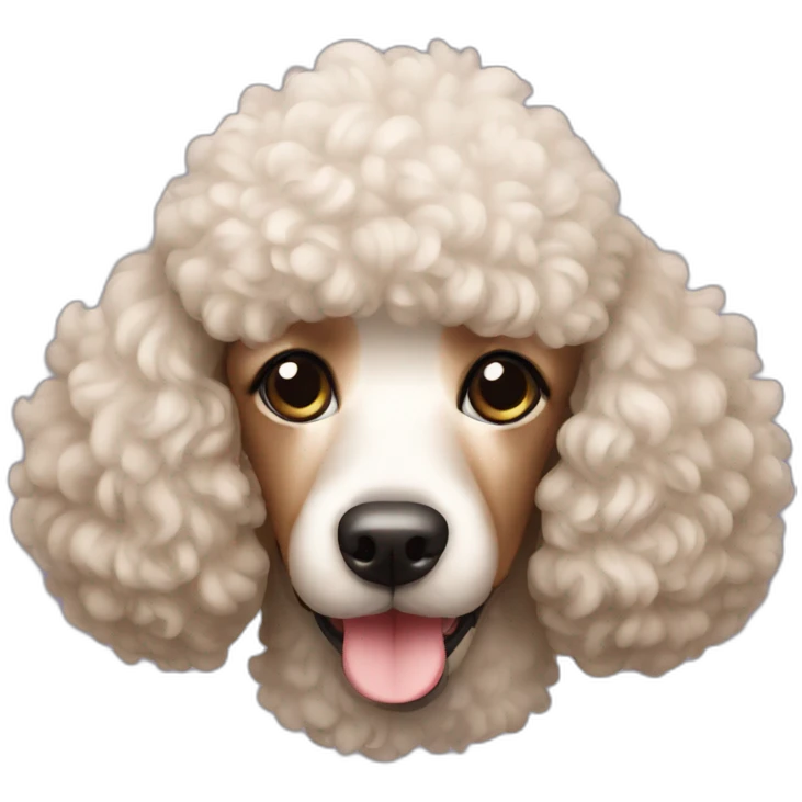 Poodle emoji
