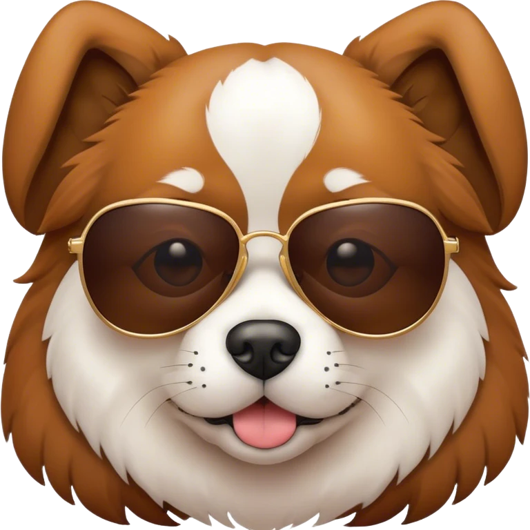 dog with sunglasses emoji