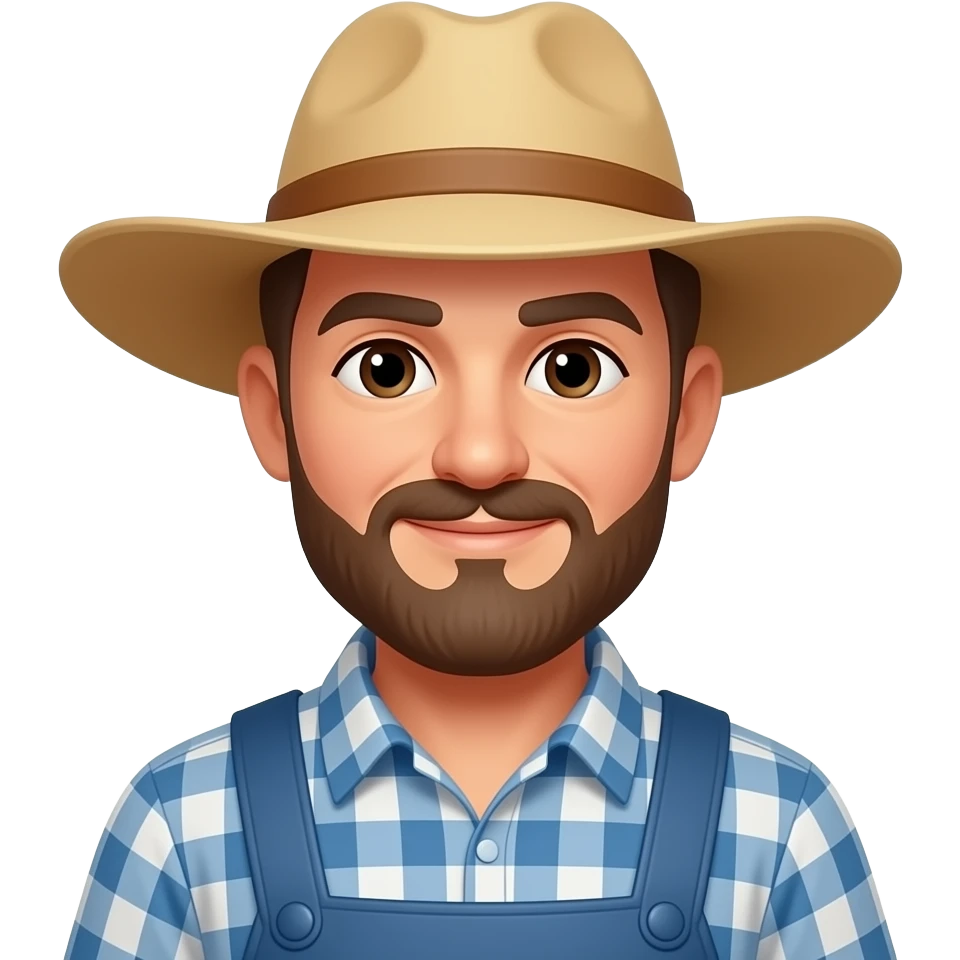 a farmer emoji