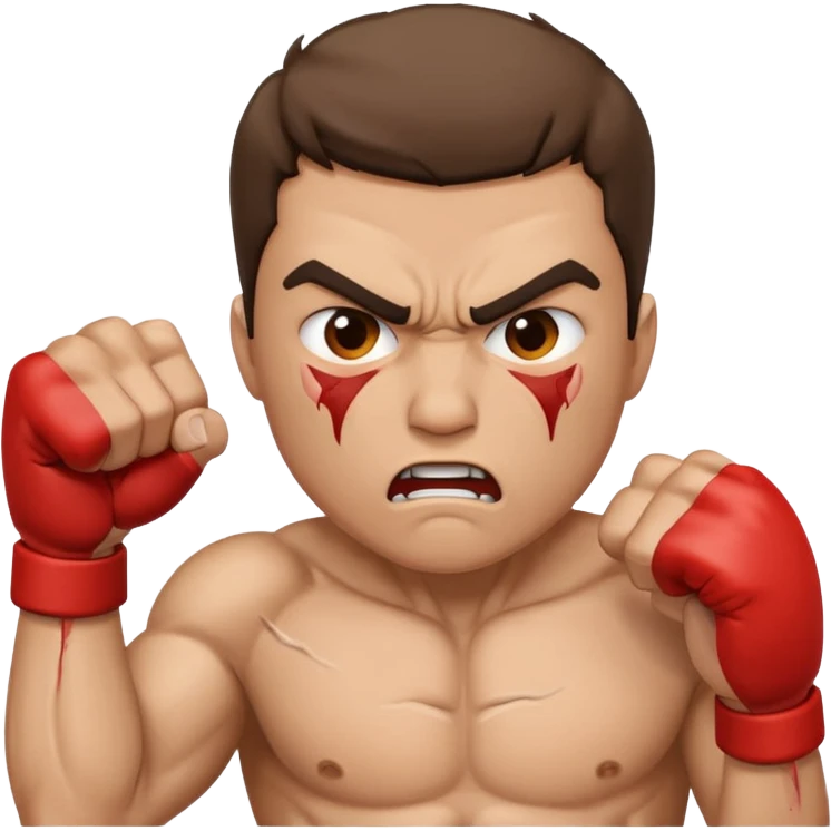 a man punches himself in the face  emoji