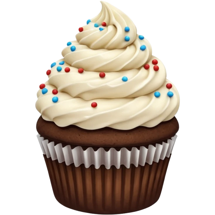 chocolate cupcate emoji