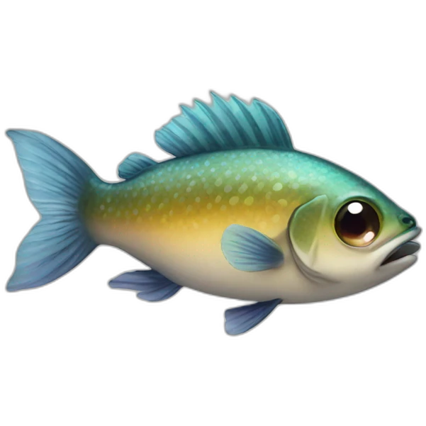 Fish wearing specks emoji
