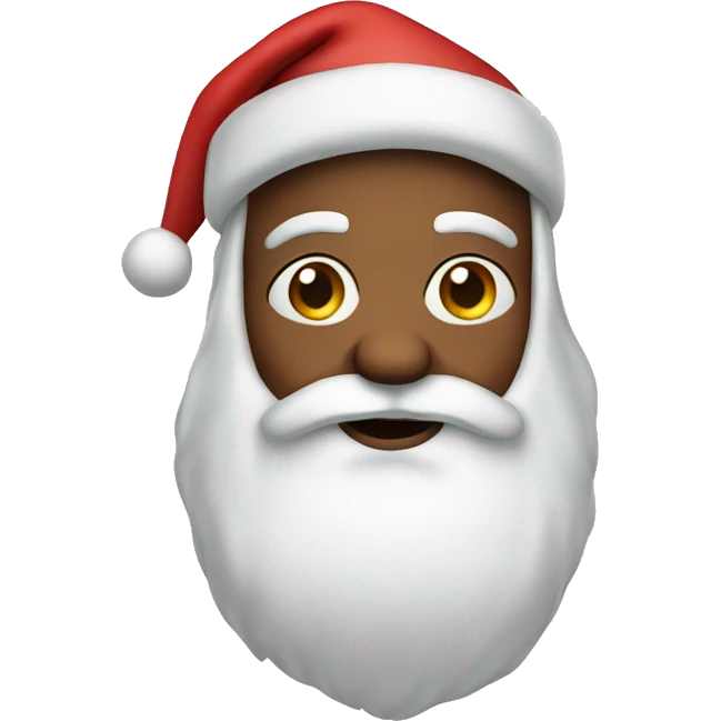 Heart eyes Santa  emoji