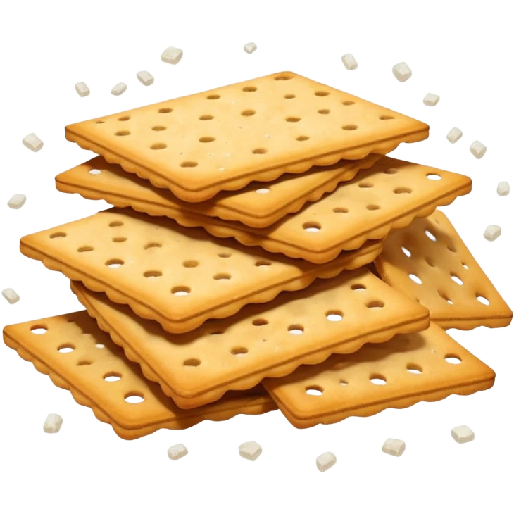 loose pile of golden-brown savory crackers in assorted shapes sticks mini pretzels rings ridged bites crisp lightly toasted surface some showing salt crystals or seeds mix casually scattered no bowl dip or extras just the biscuits soft lighting subtle shadows emoji scale emoji