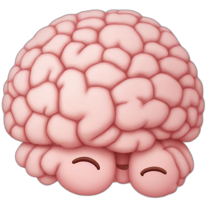 brain sleeping emoji