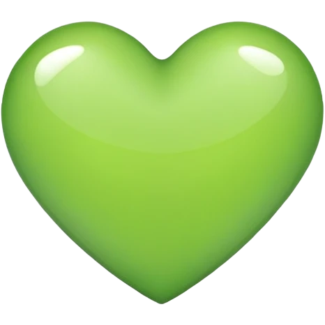 Light green heart emoji
