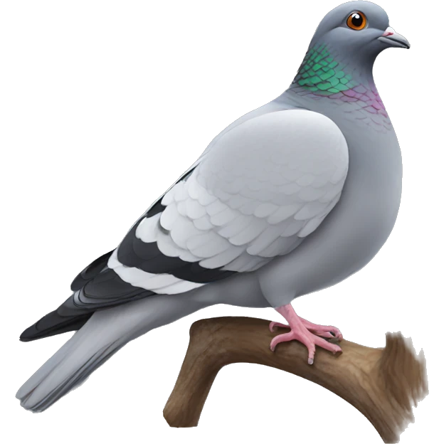 off putting pigeon emoji