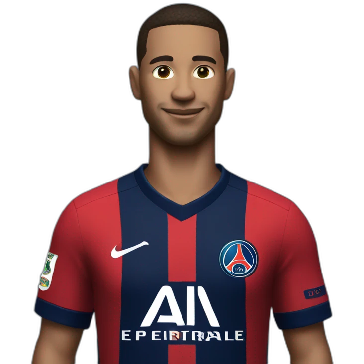 Me with psg historic jersey emoji
