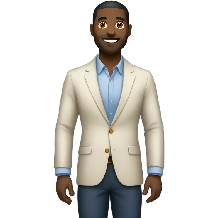 black gay guy mid 30s emoji