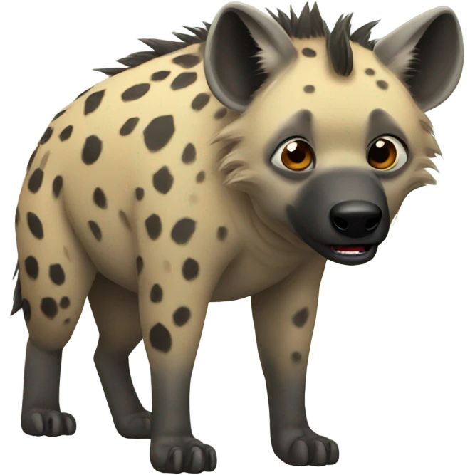 Fat hyena emoji