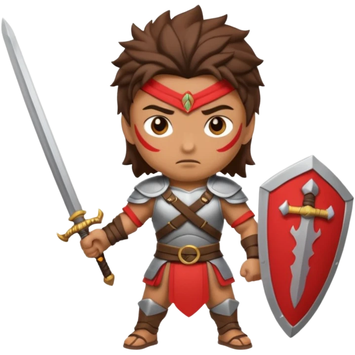 warrior with dual swords emoji