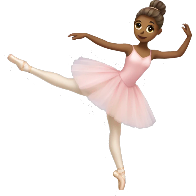 Ballerina in point shoes emoji