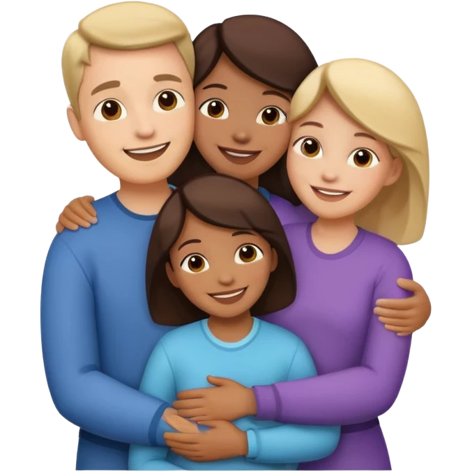 Family hug emoji