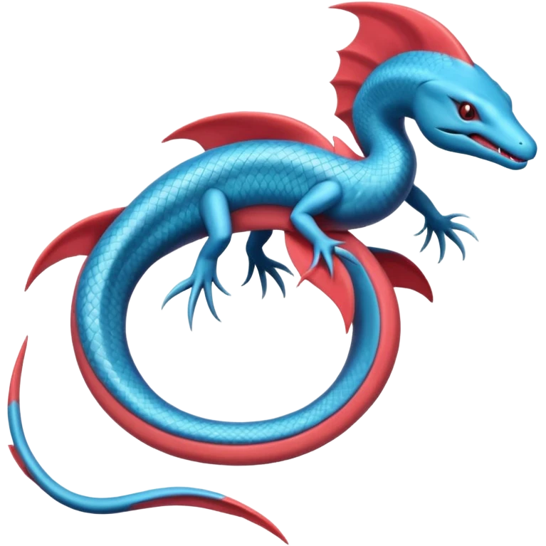 Salandit-Milotic-Salamence-Fakémon-hybrid-creature (full body)  emoji