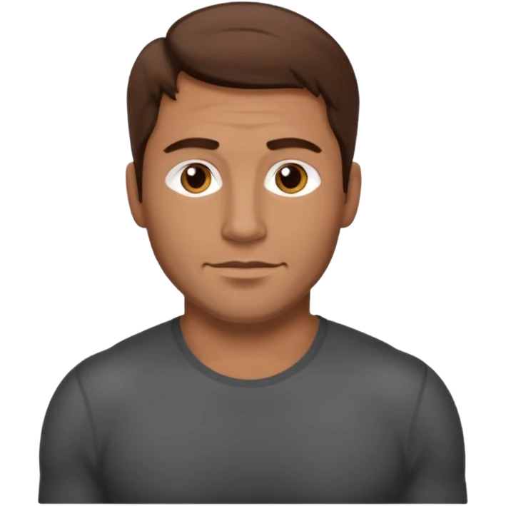 40 year old fit man with  town hair emoji