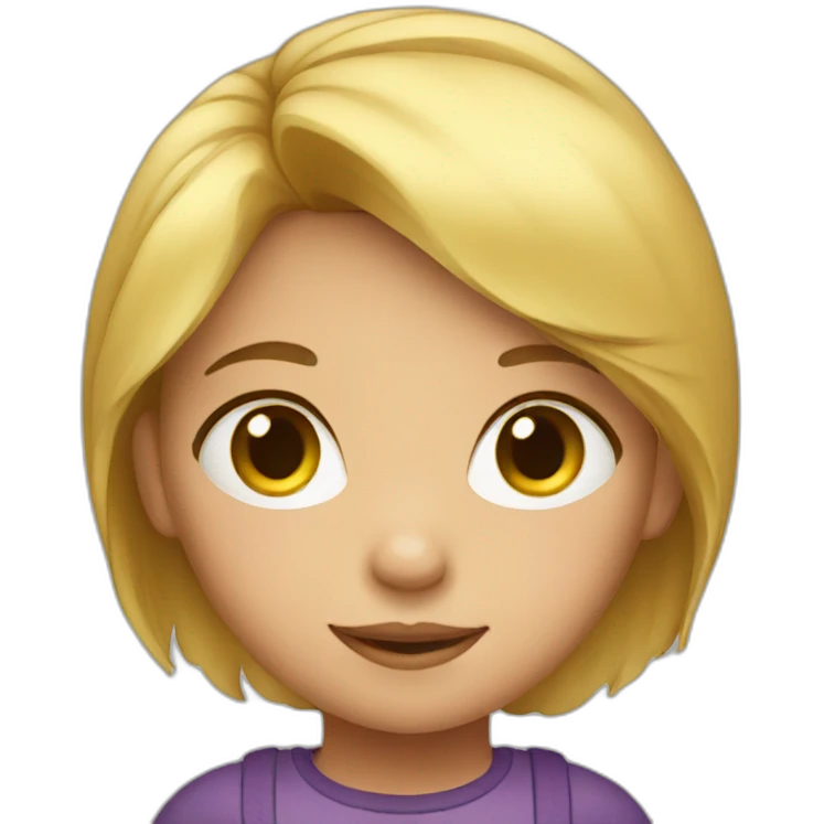 small girl emoji