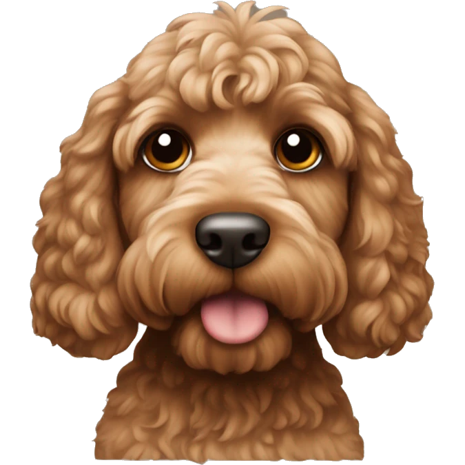 Cockapoo brown  emoji