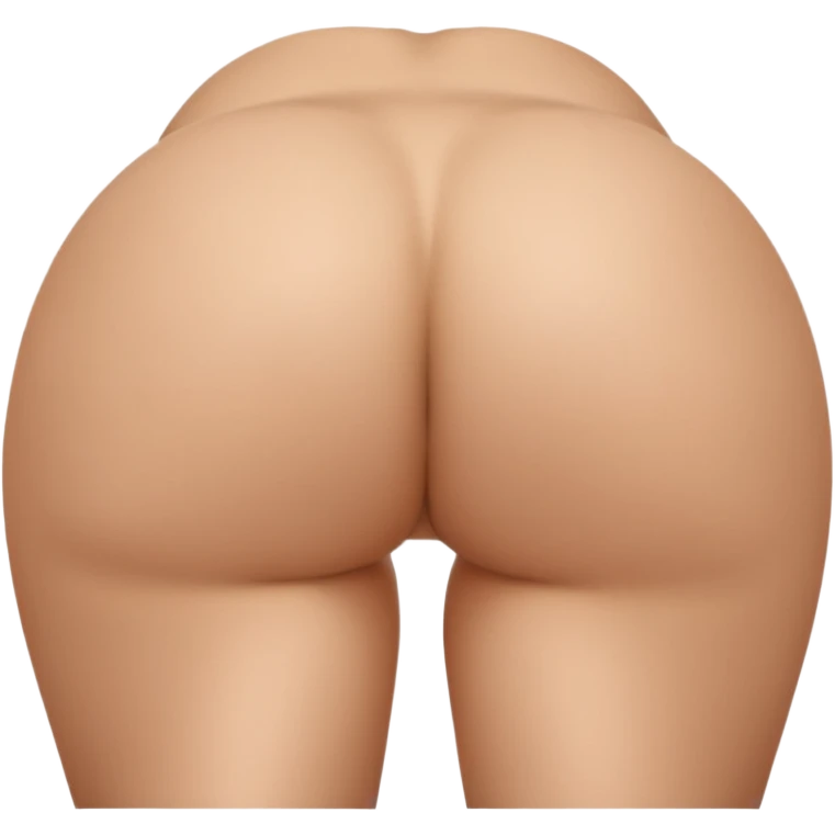 woman,pooping, bent over,naked, rear view, ass, vagina, anus emoji