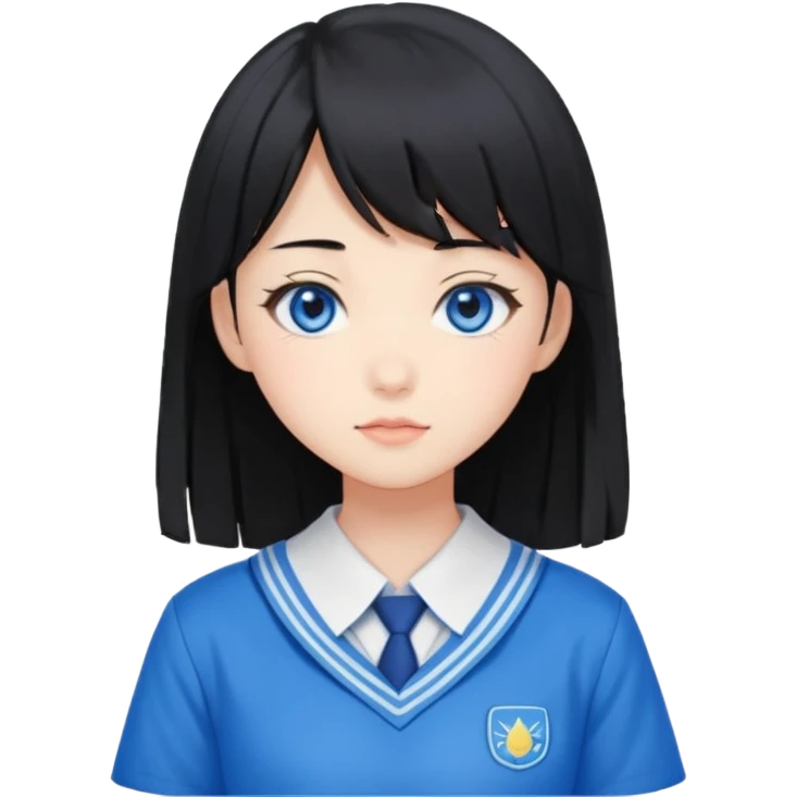 Anime girl named lili chan  with Seifuku emoji
