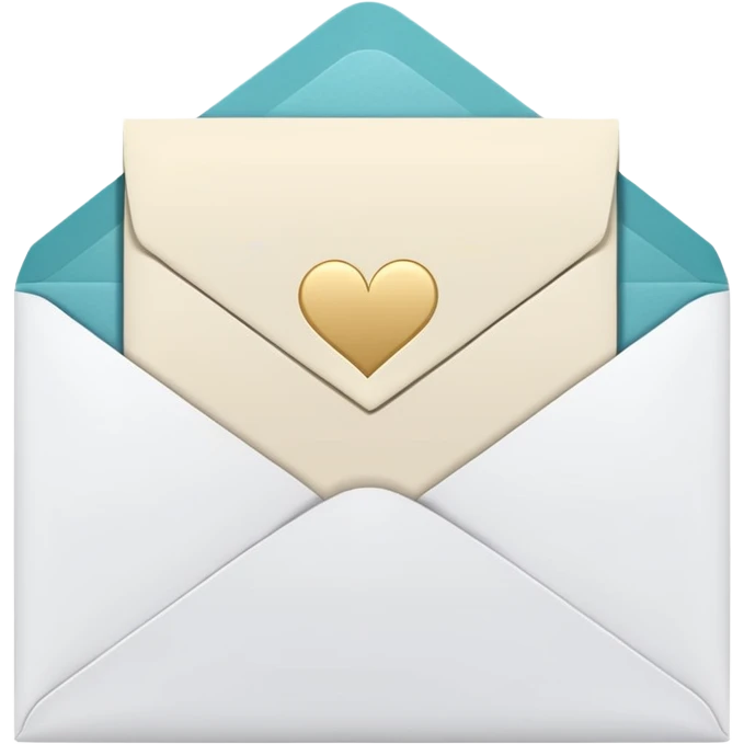 realistic wedding beautiful envelope emoji