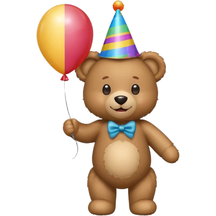 Birthday bear emoji