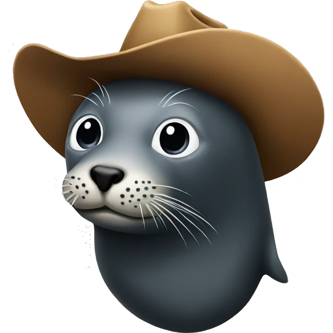 seal with a cowboy hat emoji