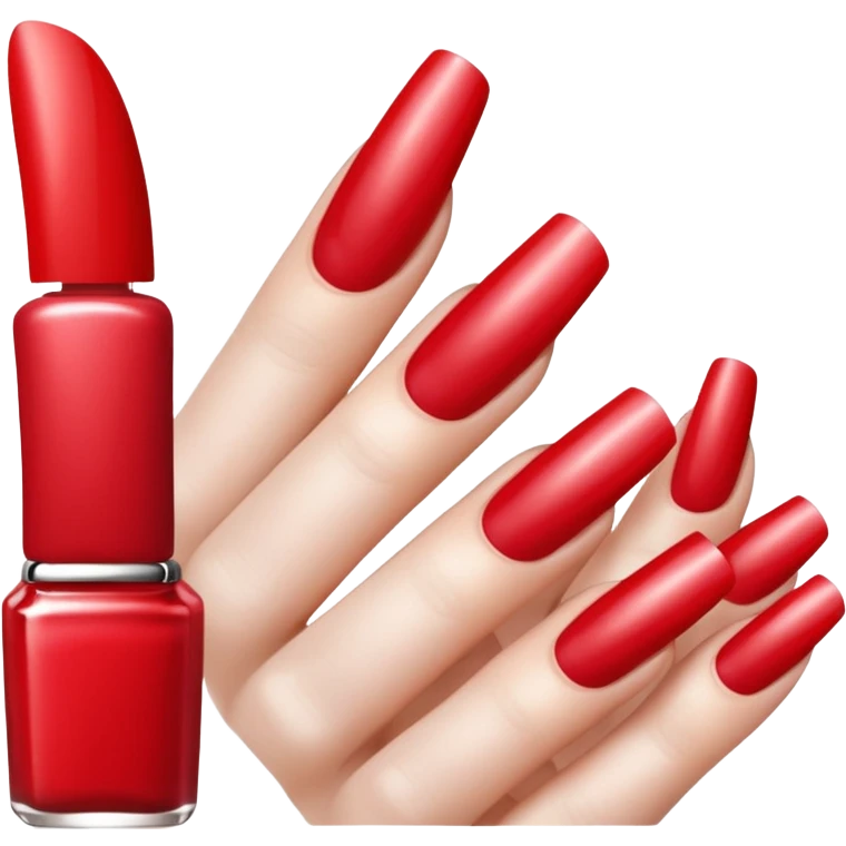 red french manicure  emoji