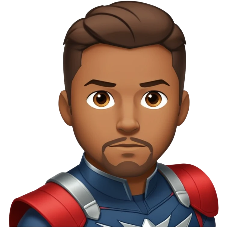 Sam Wilson with side-whiskers from avenger emoji