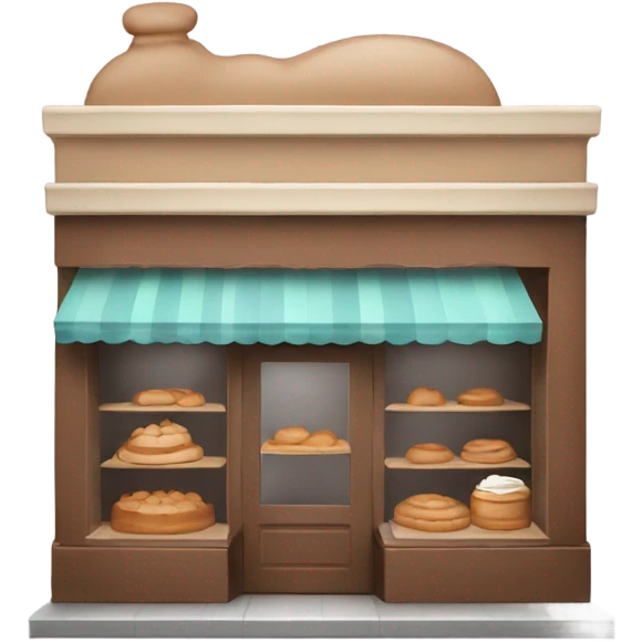 Brown Bakery store/ cake shop  emoji