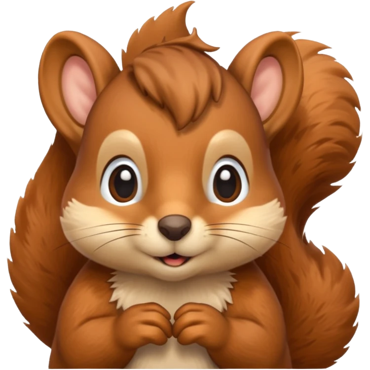 cosy squirrel emoji