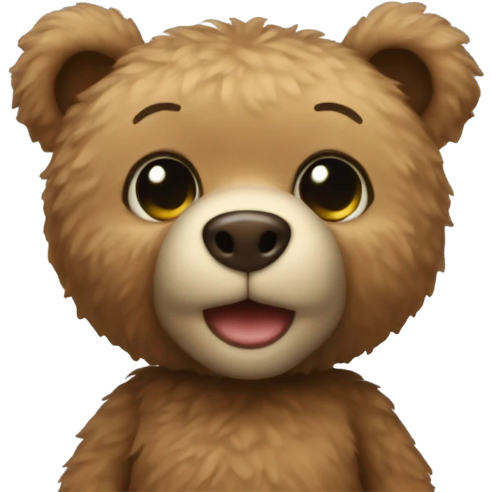 Teddy bear emoji